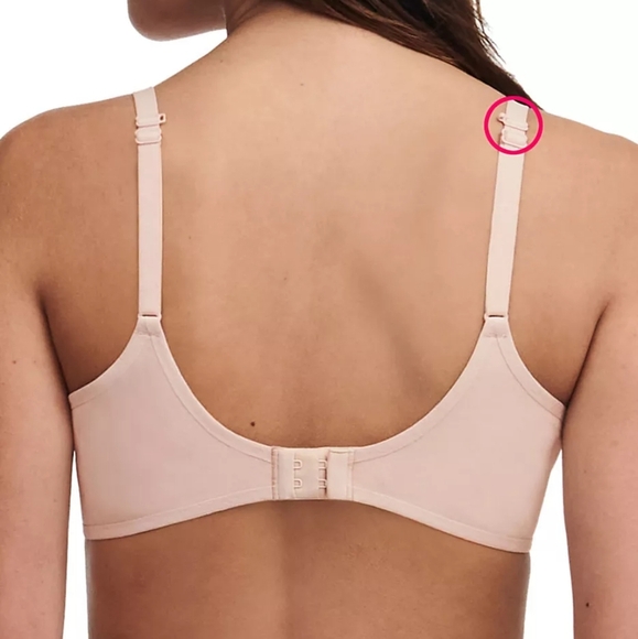 Chantelle Comfort Chic Full Coverage Custom Fit Bra In Rose Size US 40H - Picture 2 of 2